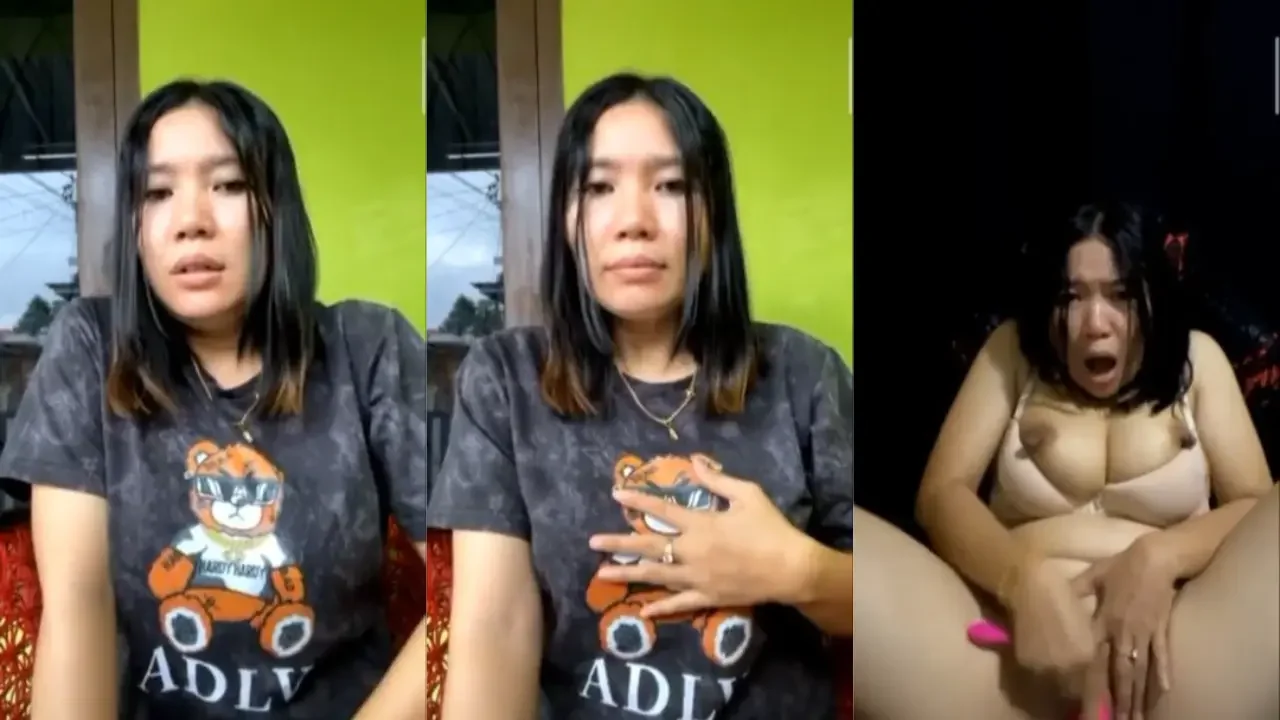Cici live depan rumah sambil ngobrol sama tetangga